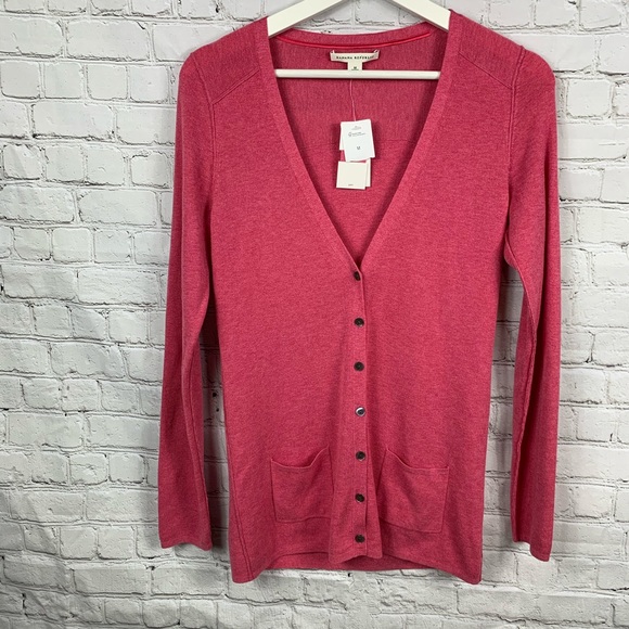 Banana Republic Sweaters - 🥂 Banana Republic pink cardigan NWT